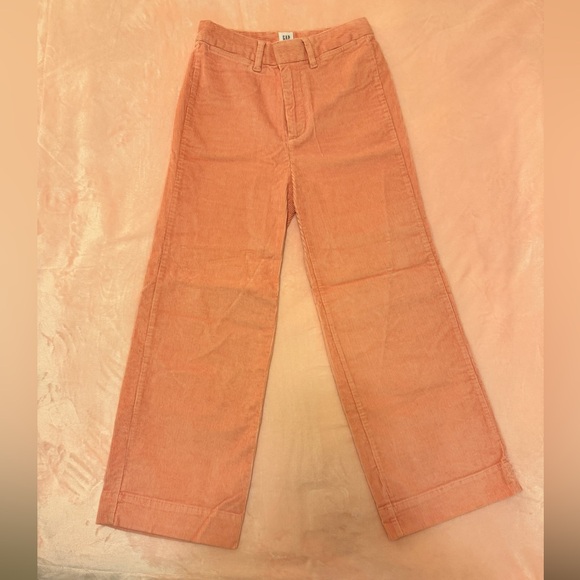 GAP Pants - Gap Wide Leg Corduroy Pants Soft Pink, XS